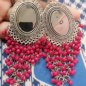 Beautiful Earings Magenta