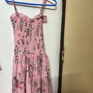 Very Pretty Pink Floral Dress