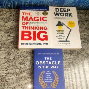 Magic Of Thinking Big And Deep Work 3 Books