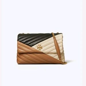 Tory Burch Kira Chevron Mix Colour Convertible Bag