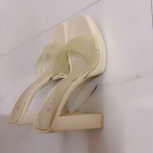 Zara White Heels