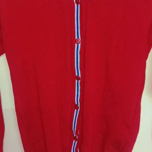 Korean Maroon Old School Sweater (Women)