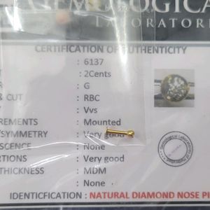 Diamond Nose Pin