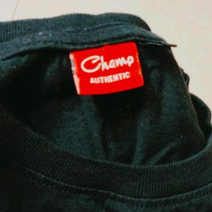 Champ Brand Black T-shirt