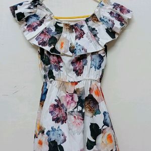 Knee Length Floral Dress