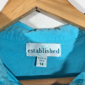 Blue Crop Top(Women’s)