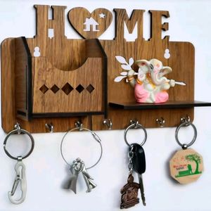 Heart Home Woodenkey Holder