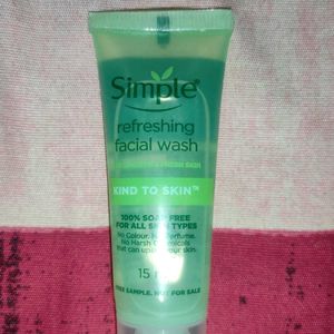 Simple Face Wash Sample