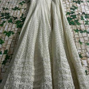 Heavy😍Chikankari Anarkali Suit