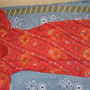 Bandhej Kurta