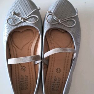 Kids Grey Ballerina Size 1.5