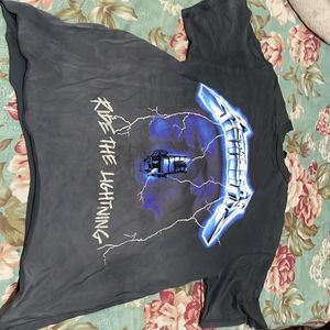 metallica oversized tshirt