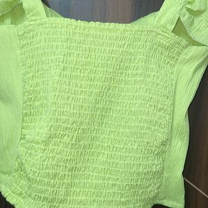 Fluorescent Green Crop To