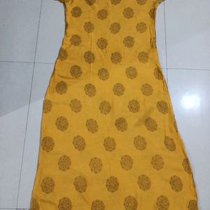 Freash Yellow Gold Colour Kurta