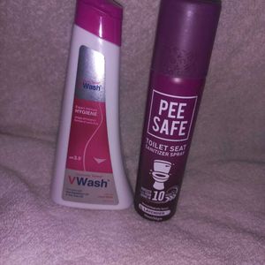 Combo🌻 INTIMATE HYGIENE💗(PEESAFE+Vwash)