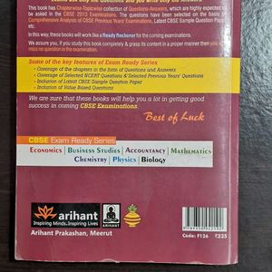 Arihant Cbse,cet Book