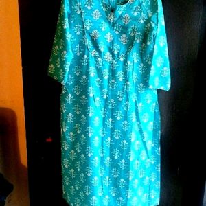 Block Print Kurta Set