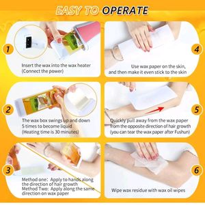 Hair Removal Waxing Kit For Women