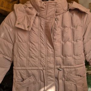 Beige Puffer Jacket