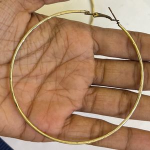 2 pairs of Hoops - Gold and Silver