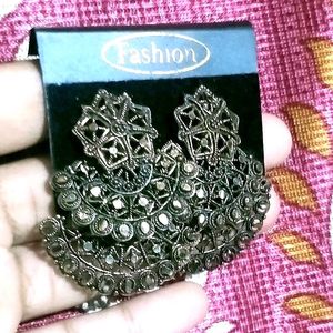 Golden Jhumka Earrings