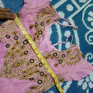 Baby Pink Festive Wear - Anarkali Type