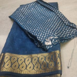 Navay Blue Saree