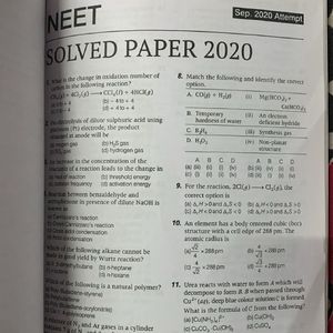 Neet Chemistry Chapterwise Solutions