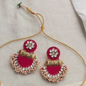 @150/-rs Rani Pink Choker Necklace