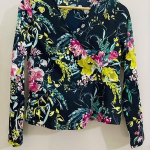 Vero Moda Black Floral Top