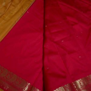 Red&Yellow Saree (W/O Blouse)