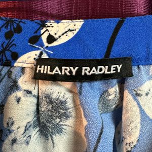 Floral V Neck Top By Hilary Radley