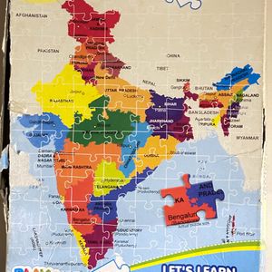 India Map Puzzle