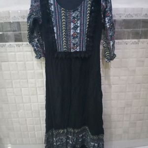 A Navy Blue Kurti