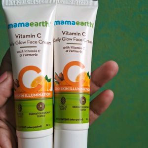 Mamaearth Vitamin C Daily Glow Face Cream Pack 2