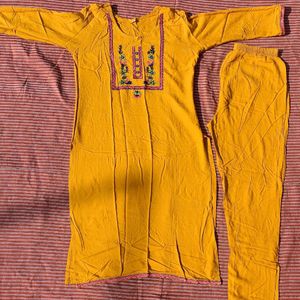 Yellow Kurta Set