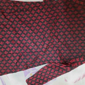 Boys Chikenkari Kurta Pyjama Maroon 3-4 Yrs