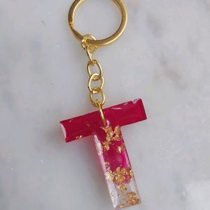 T Letter Keychain/Keyring......