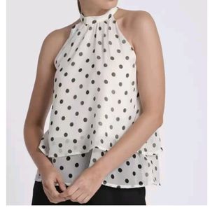 Women Sleeveless Top ( Halter Neck)