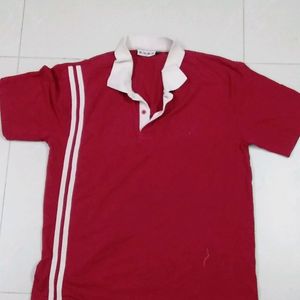 2 Red T Shirts 40 Size