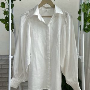 Stylist Loose Fit White Shirt