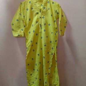 Bandhani Straight Kurti