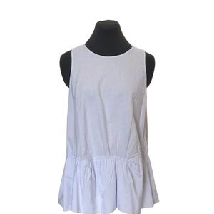 Zara Peplum Cotton Top