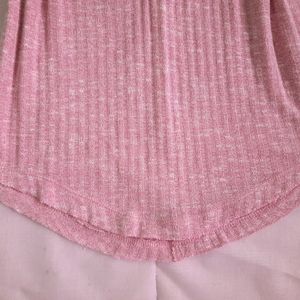 Forever 21 Pink Henley Top