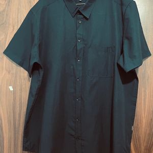 Black Half Shirt - Plus Size