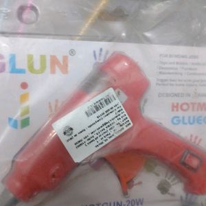 Glun Hotmelt Glue Gun With 9 Glitter Glue Sticks