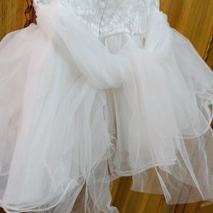 White net dress for baby girl