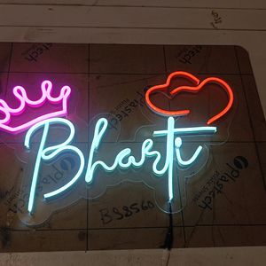 Bharti Name Neon Light