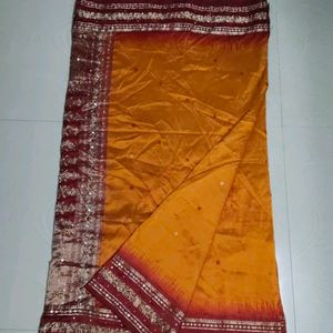 Pure Kanchipuram Saree 🧡❤️