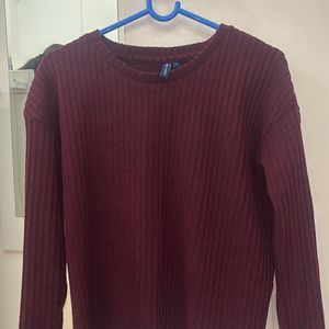 Burgundy Forever New Sweat Shirt